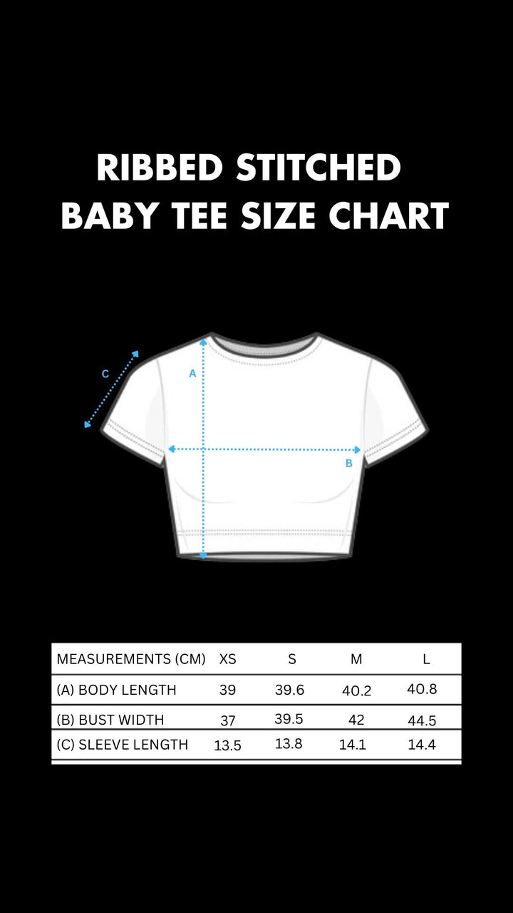 Ribbed Stitched Baby Tee
