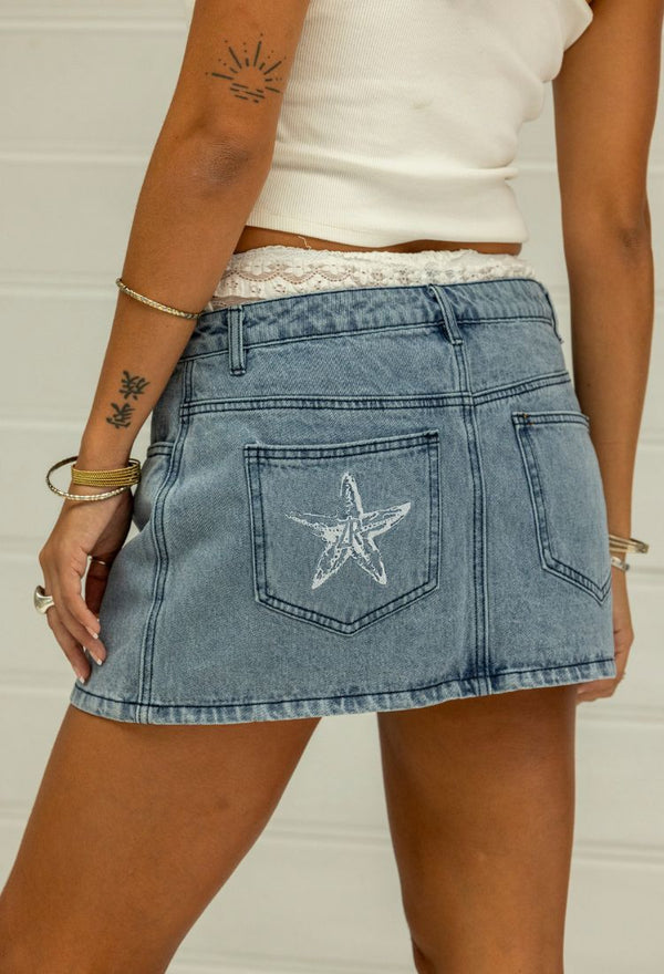 Deep Sea Mini Skirt